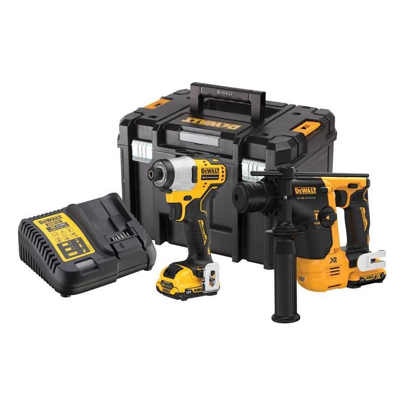 Dewalt Power Tools DCK2104L2T XR Brushless Twin Pack 12V 2 x 3.0Ah Li-ion DeWALT Power Tools - Dynamic Drive