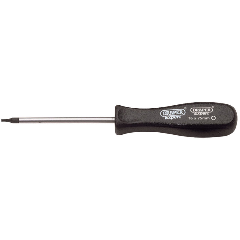 Draper TX-STAR Mechanic's Screwdriver, T6 x 75mm 19549 Draper - Dynamic Drive