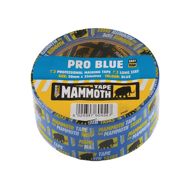 Everbuild Sika Pro Blue Masking Tape 25mm x 33m Everbuild Sika - Dynamic Drive
