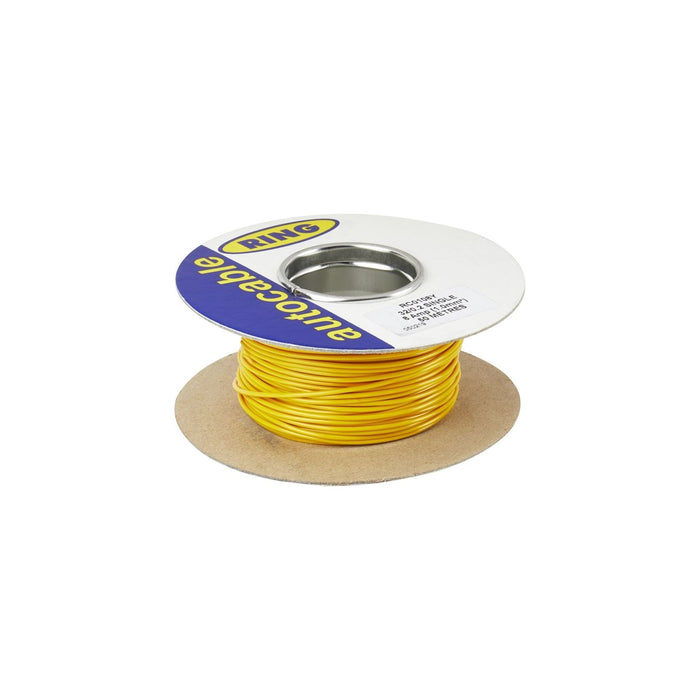 Ring Automotive RC0108Y Cables, 14/0.30 mm, 50 m, Yellow Ring Automotive - Dynamic Drive