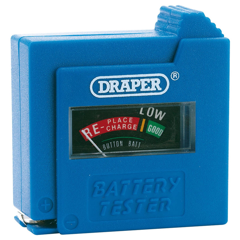 Draper 9V Multi-purpose Battery Tester, AAA, AA, AA, C, D, and Button Cell 64514 Draper - Dynamic Drive