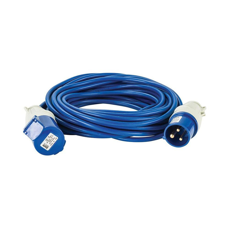 Defender Extension Lead Blue 1.5mm2 16A 14m 230V Defender - Dynamic Drive