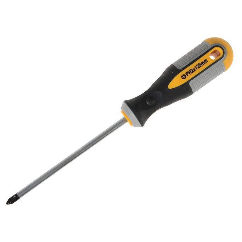 Roughneck Screwdriver Phillips Tip PH2 x 125mm Roughneck - Dynamic Drive
