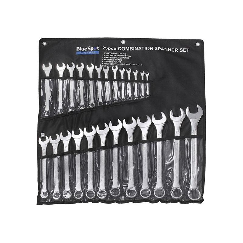 Bluespot Tools Combination Spanner Set, 25 Piece BlueSpot Tools - Dynamic Drive