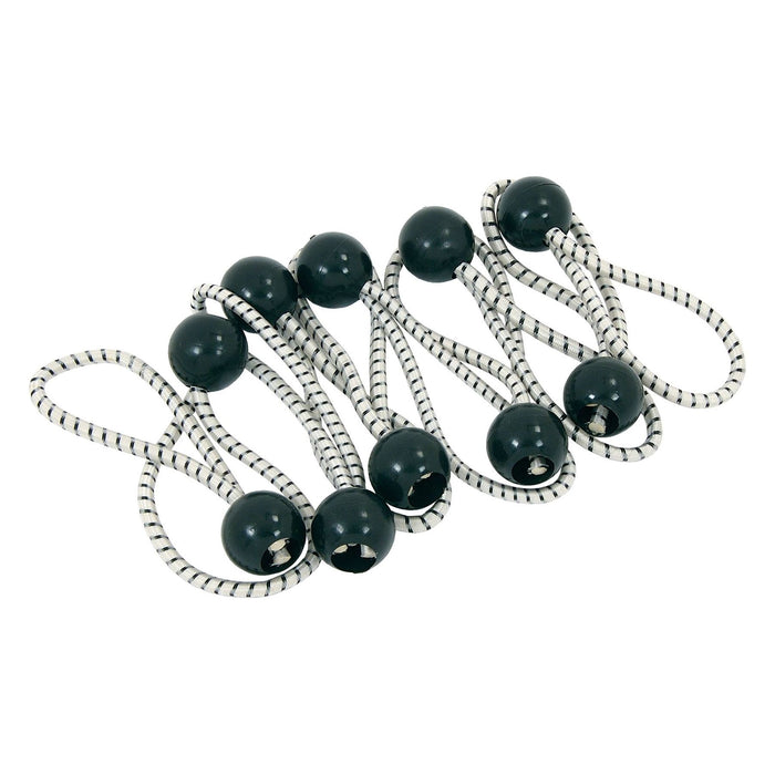 Bungee Cord with black ball 5mmx4 X 10PCS CT3179 UK Camping And Leisure - Dynamic Drive