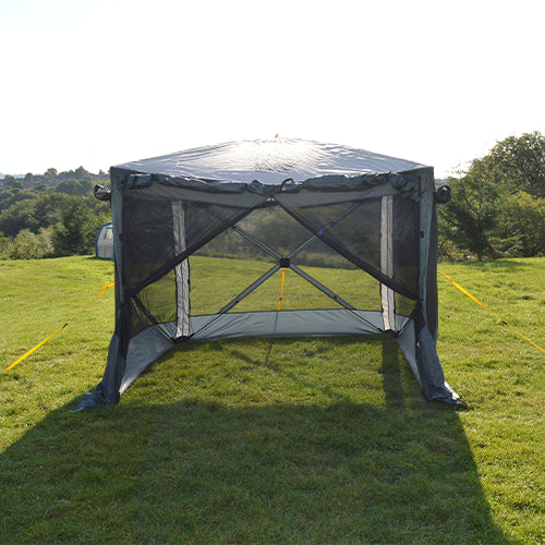 Maypole Pop up Gazebo Sunshade Mosquito Netting Screenhouse Waterproof Maypole  - Dynamic Drive