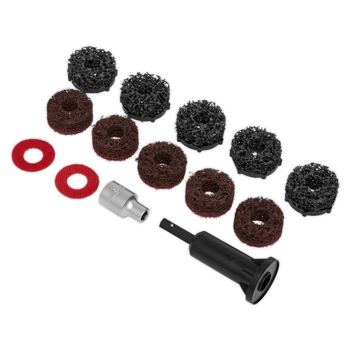 Sealey Stud Hub Cleaner 14pc VS8002 Sealey - Dynamic Drive