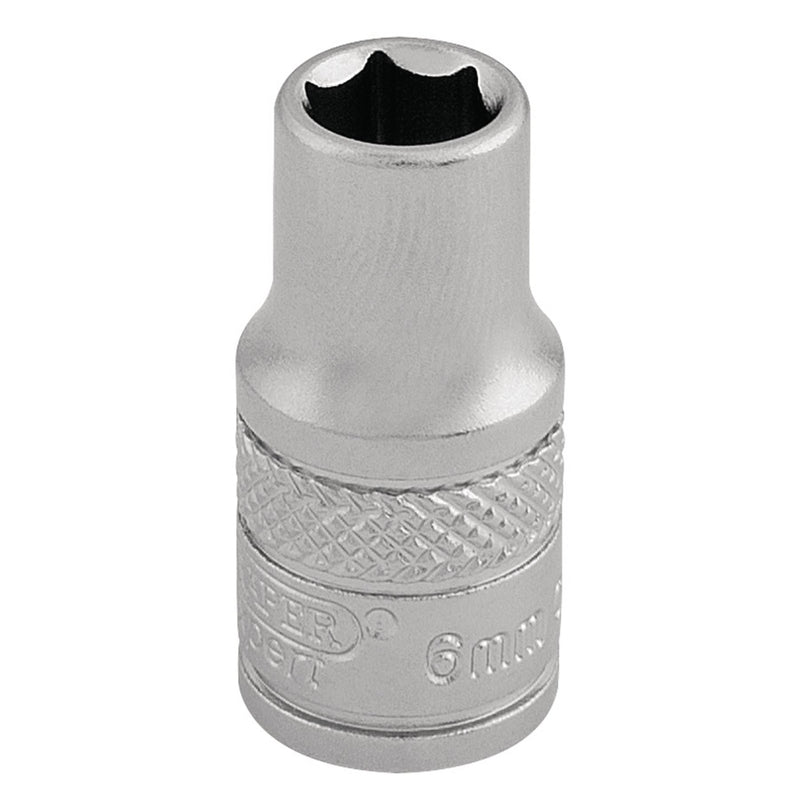 Draper Socket, 1/4" Sq. Dr., 6mm 16510 Draper - Dynamic Drive