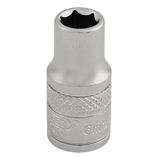 Draper Socket, 1/4" Sq. Dr., 6mm 16510 Draper - Dynamic Drive