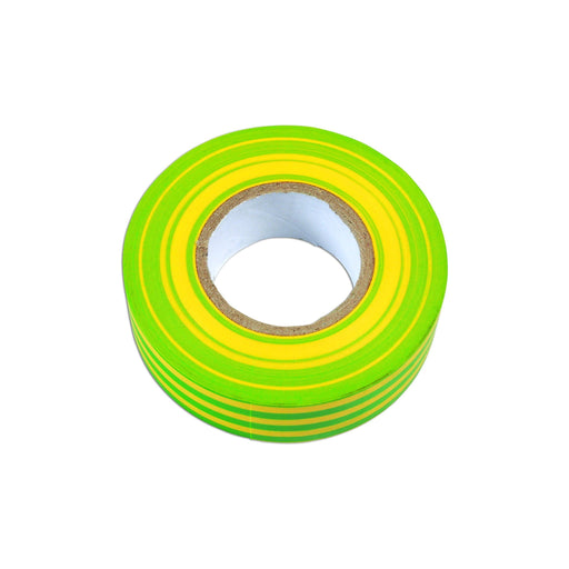 Tool Connection Green & Yellow PVC Insulation Tape 19mm x 20m 1pc 36891 Tool Connection - Dynamic Drive