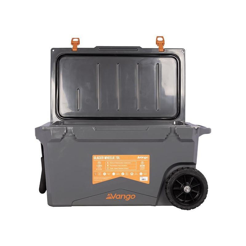 Vango Vango Glacier Wheelie 70L Cooler Coolbox 70L Grey Vango - Dynamic Drive