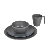 Bo-Camp Tableware Stone 16 Pieces Grey Bo-Camp - Dynamic Drive