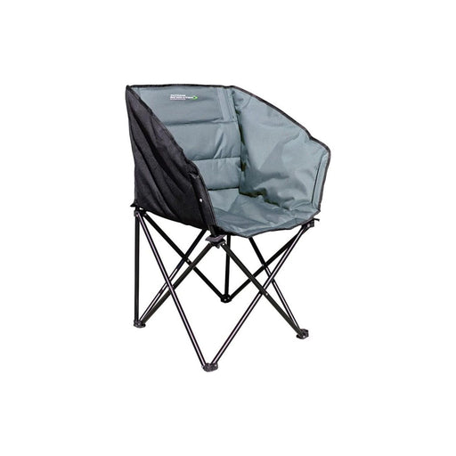 Outdoor Revolution Folding Grey Tub Chair Max Camping Weight 100kg w Carry Bag Outdoor Revolution  - Dynamic Drive