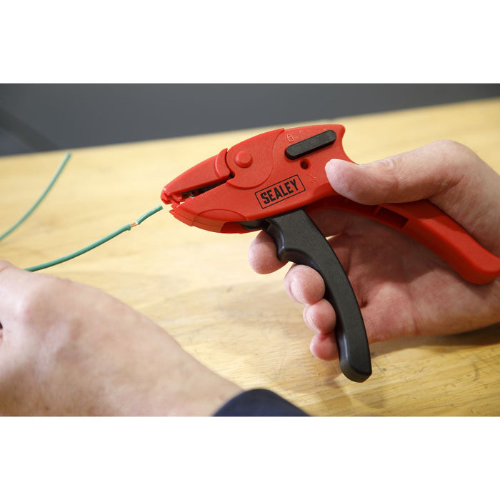 Sealey Automatic Pistol Grip Wire Stripping Tool AK2269 Sealey - Dynamic Drive