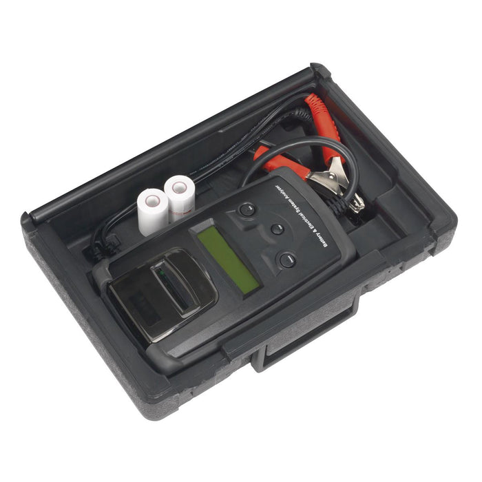 Sealey Digital Battery & Alternator Tester with Printer Sealey  - Dynamic Drive