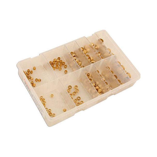 Connect Assorted Metric Brass Barrel & Stepped Olives 200pc 31887 Tool Connection - Dynamic Drive