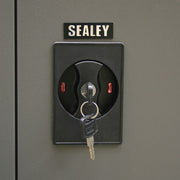 Sealey Floor Cabinet 4 Shelf plus Hanging Rail 2 Door SC02 Sealey - Dynamic Drive