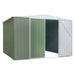 Dellonda Galvanised Steel Metal Garden Shed - Green Dellonda  - Dynamic Drive