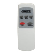 Draper 230V Oscillating Wall Mounted Fan with Remote Control, 16"/400mm, 3 Speed Draper - Dynamic Drive