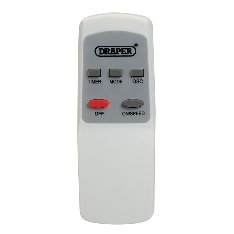 Draper 230V Oscillating Wall Mounted Fan with Remote Control, 16"/400mm, 3 Speed Draper - Dynamic Drive