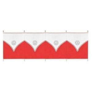 Vw 5 Pole Tall Windbreak Red WB071 VW - Dynamic Drive