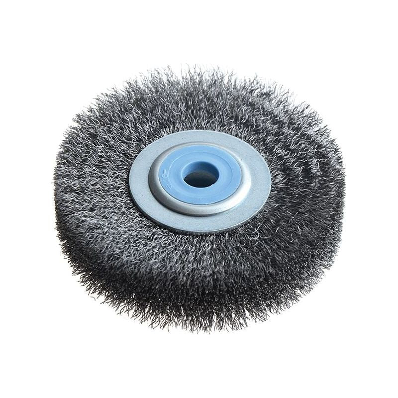 Lessmann Wheel Brush D80mm x W18-20 x 10 Bore Steel Wire 0.20 Lessmann - Dynamic Drive