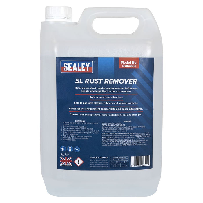 Sealey Rust Remover 5L SCS203 Sealey - Dynamic Drive