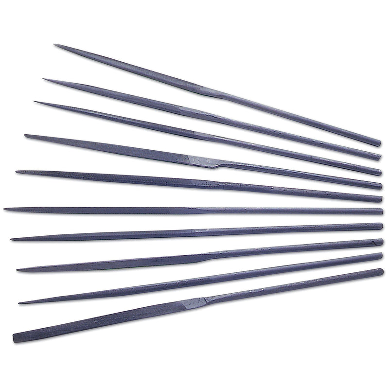 Laser Needle File Set 10pc 0229 Laser - Dynamic Drive