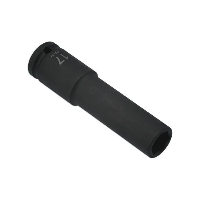 Laser Extra Deep Impact Socket 1/2"D 17mm 7765 Laser - Dynamic Drive