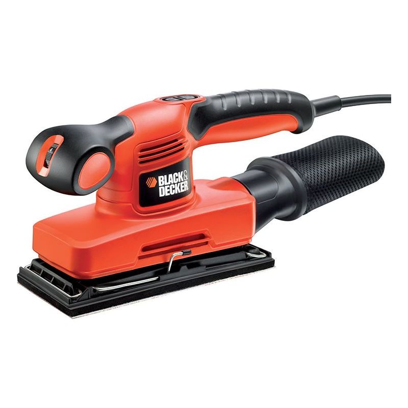 Black + Decker KA320EKA 1/3rd Sheet Variable Speed Orbital Sander 240W 240V BLACK + DECKER - Dynamic Drive