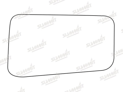 Summit Stick-On Standard Mirror Glass fits Vauxhall Cavalier LHS Summit - Dynamic Drive