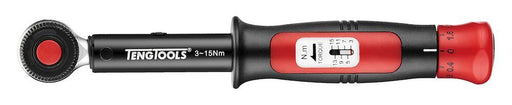 Teng Tools 1/4" Torque Wrench Plus 3 - 15Nm Town Tools - Dynamic Drive