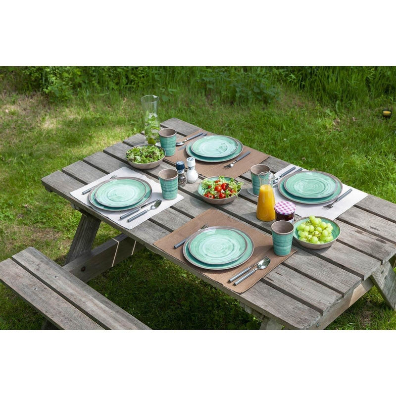 Bo-Camp Cup Halo Melamine 4 Pieces Aqua Bo-Camp - Dynamic Drive