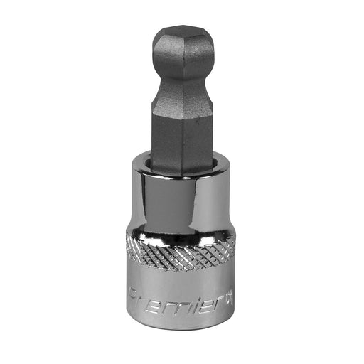 Sealey Ball-End Hex Socket Bit 10mm 3/8"Sq Drive SBBH008 Sealey - Dynamic Drive