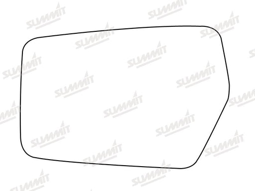 Summit Stick-On Standard Mirror Glass fits Skoda Favourit RHS Summit - Dynamic Drive