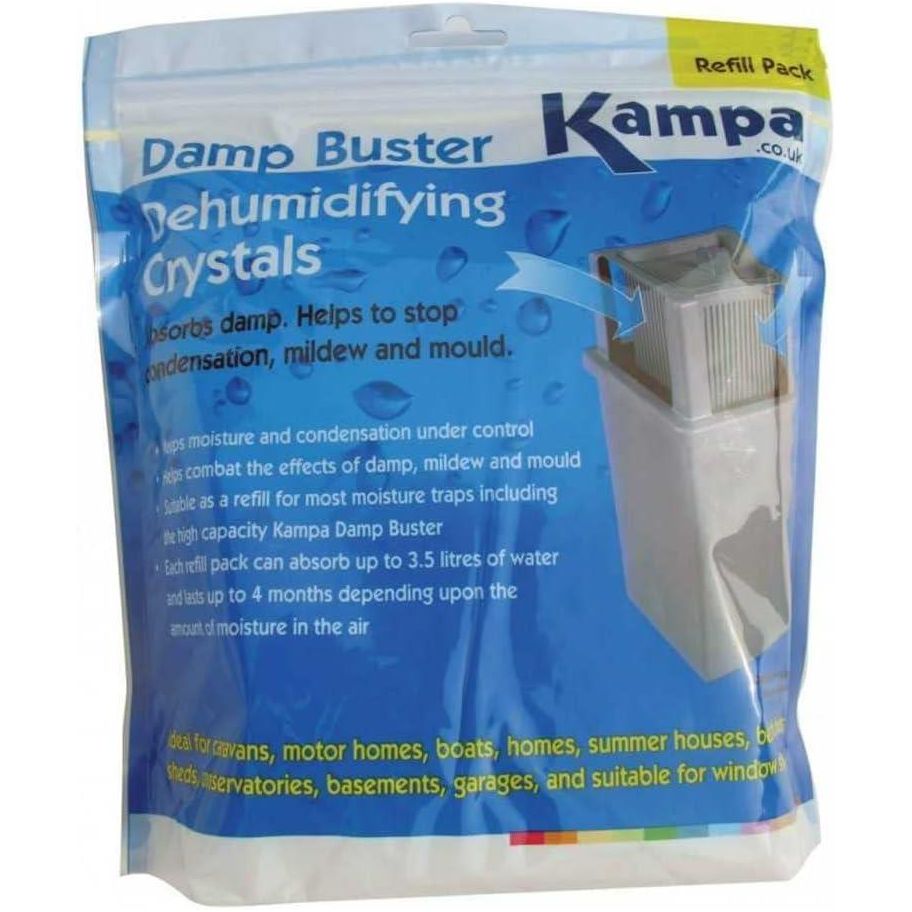 Kampa Damp Buster Caravan Motorhome Moisture Trap Dehumidifier Crystals - 1kg Kampa - Dynamic Drive