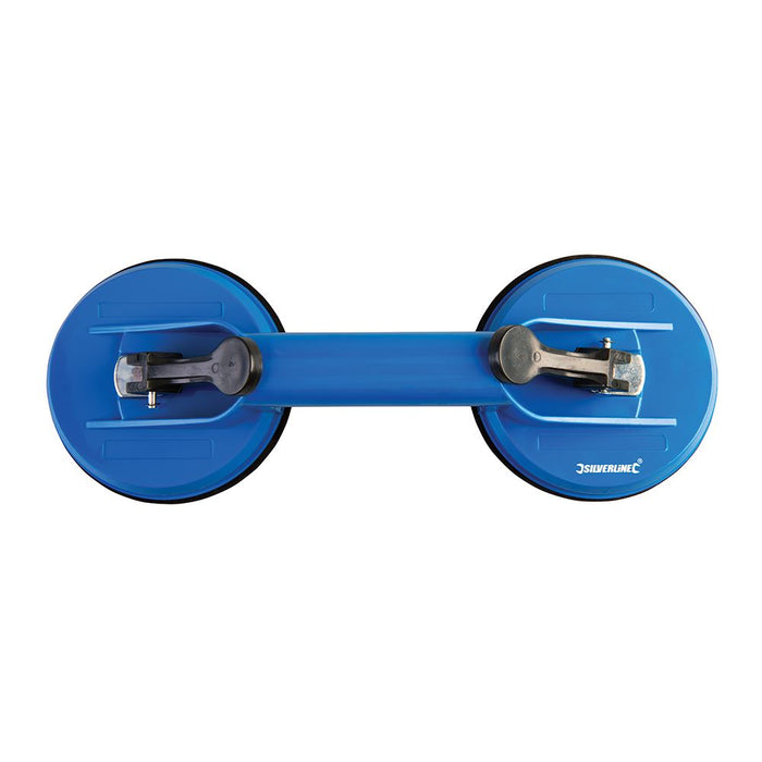 Silverline Double Suction Pad 70kg Silverline - Dynamic Drive