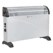 Sealey Convector Heater 2000W 3 Heat Settings Thermostat Turbo Fan CD2005T Sealey - Dynamic Drive