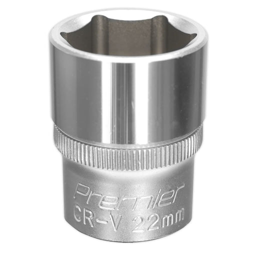 Sealey WallDrive Socket 22mm 1/2"Sq Drive S1222 Sealey - Dynamic Drive