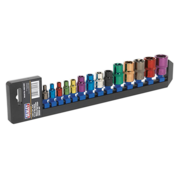 Sealey Trx-Star* Socket Set 14Pc 1/4Inch, 3/8Inch & 1/2Inchsq Driv Sealey - Dynamic Drive