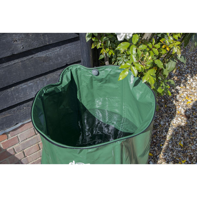 Dellonda Collapsible PVC Garden Water Butt with Zipped Lid & Drain Tap 250L Dellonda - Dynamic Drive