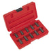 Sealey Multi Spline Screw Extractor Set Broken Stud Bolt Removal Hex Head 10pc Sealey  - Dynamic Drive