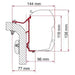 Fiamma F45 Adapter Kit Hymer Van/B2 350 98655-244 Fiamma - Dynamic Drive