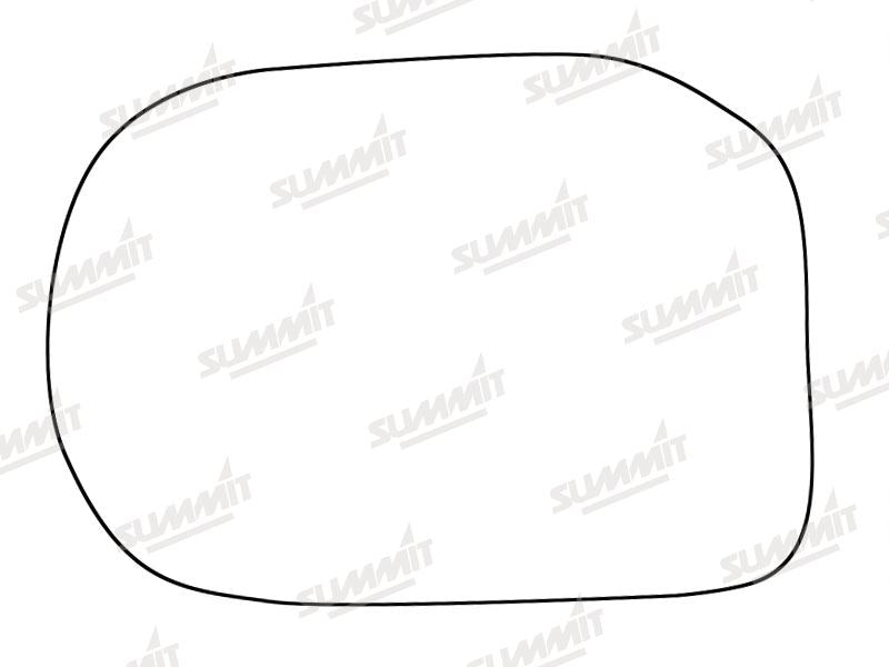 Summit Stick-On Standard Mirror Glass fits Honda Accord 08 on LHS Summit - Dynamic Drive