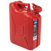Draper Steel Fuel Can, 10L, Red 07741 Draper - Dynamic Drive