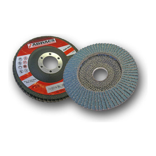 Connect Abracs Zirconium Flap Discs 115mm x P40 5pc 32082 Tool Connection - Dynamic Drive