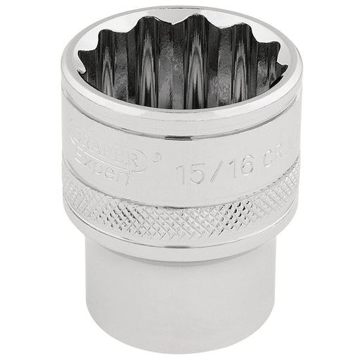 Draper HI-TORQ 12 Point Socket, 1/2" Sq. Dr., 15/16" 33724 Draper - Dynamic Drive