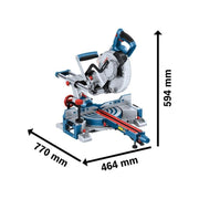 Bosch GCM 18V-216 D Professional BITURBO Mitre Saw 18V Bare Unit Bosch - Dynamic Drive