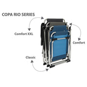 Bo-Camp Chair Copa Rio M Aluminium Sand Bo-Camp - Dynamic Drive