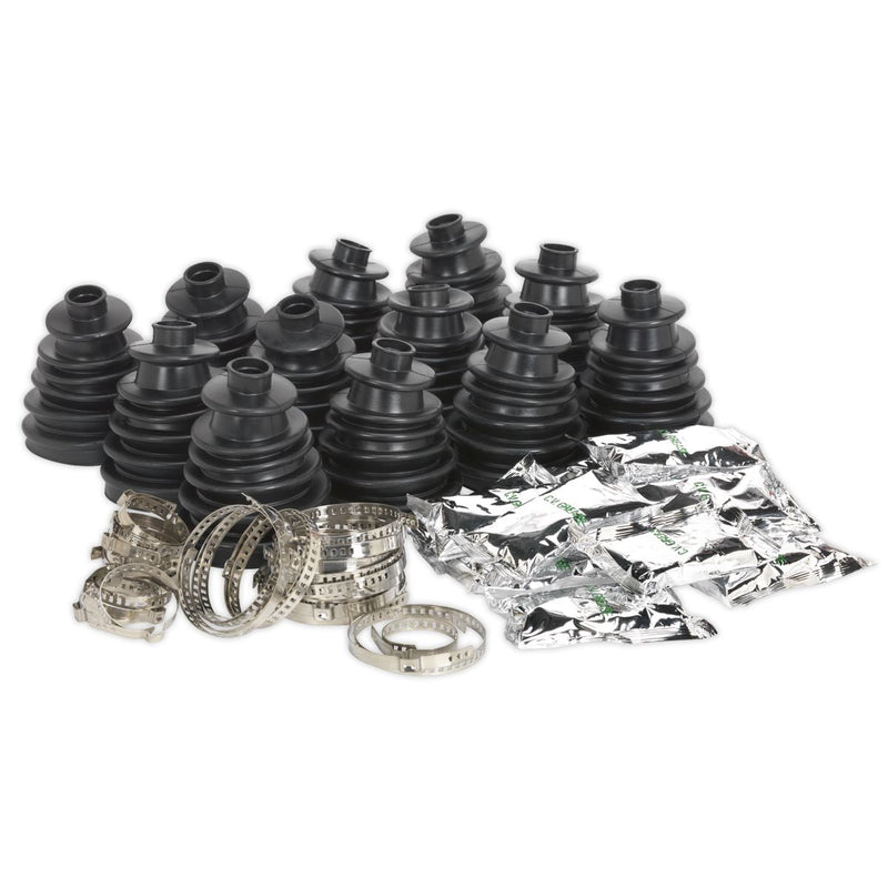 Sealey Universal Stretch CVJ Boot56-116mm (Pack of 12 x CV96) CV9612 Sealey - Dynamic Drive